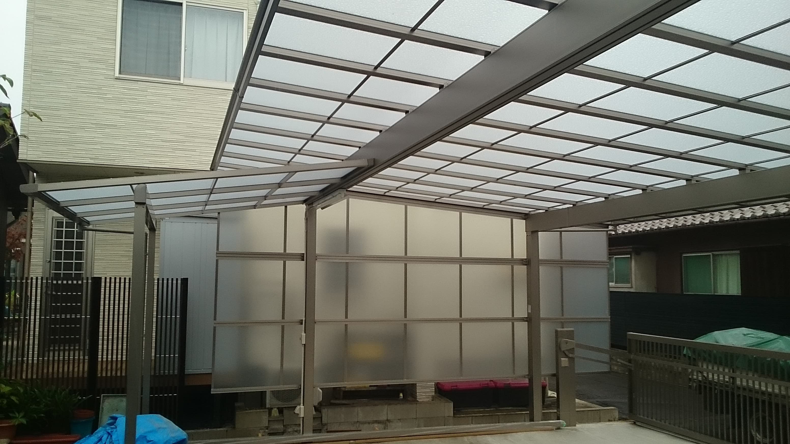 カーポート・サイクルポート新設工事 | 名古屋市天白区のエクステリア工事ならイズ美