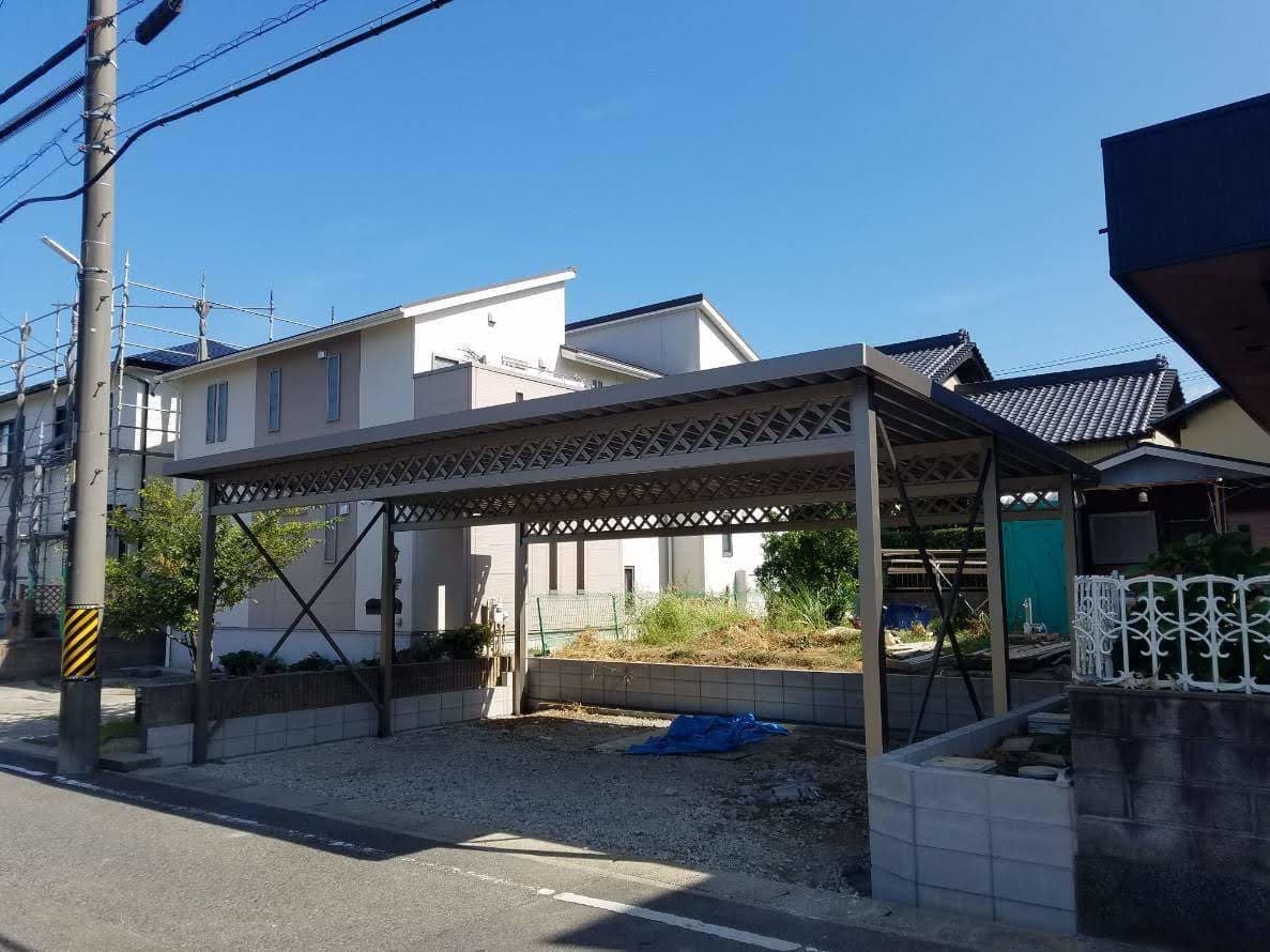 カーポート取替工事 | 名古屋市天白区のエクステリア工事ならイズ美