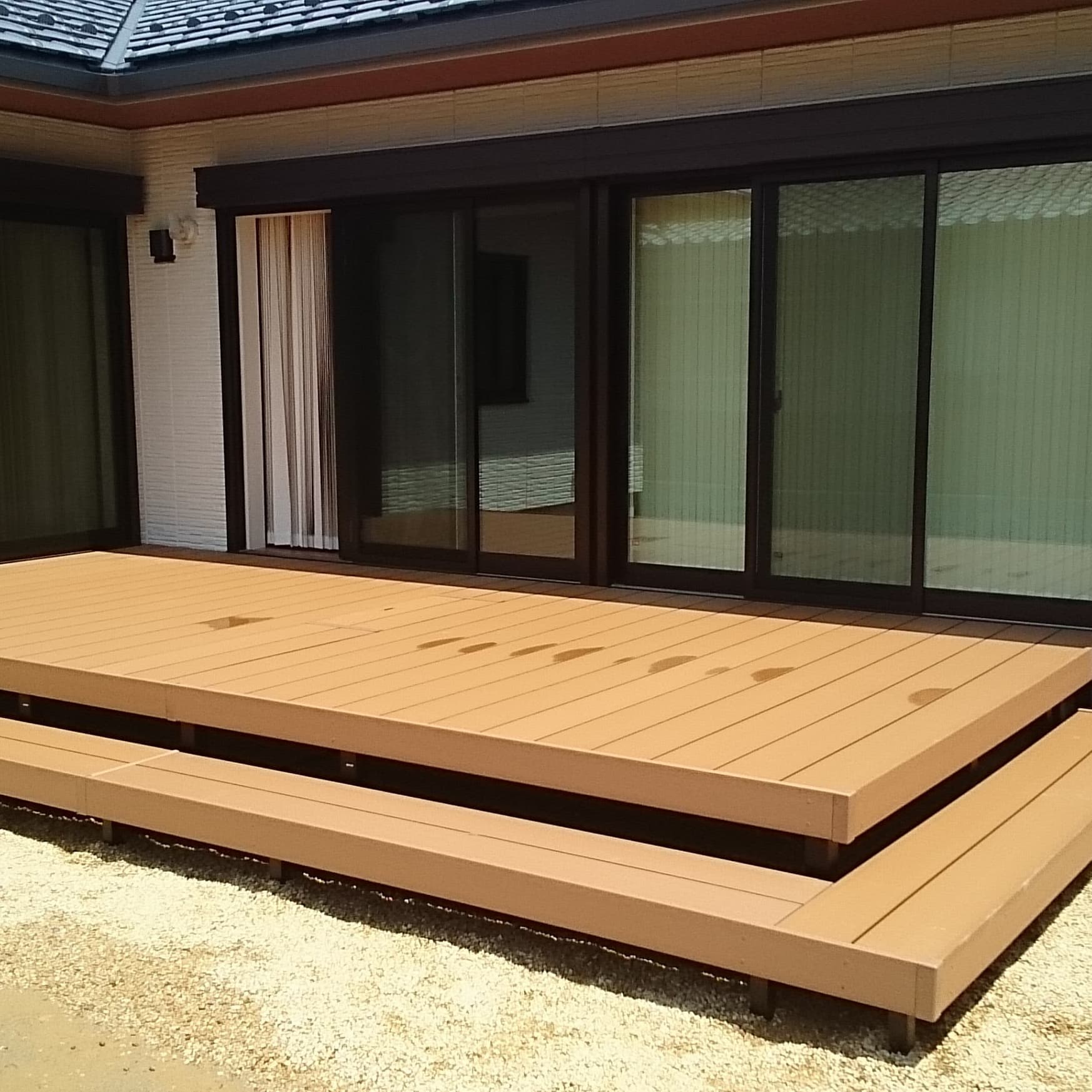 ウッドデッキ新設・修理 名古屋市天白区 | 名古屋市天白区でエクステリア工事ならイズ美