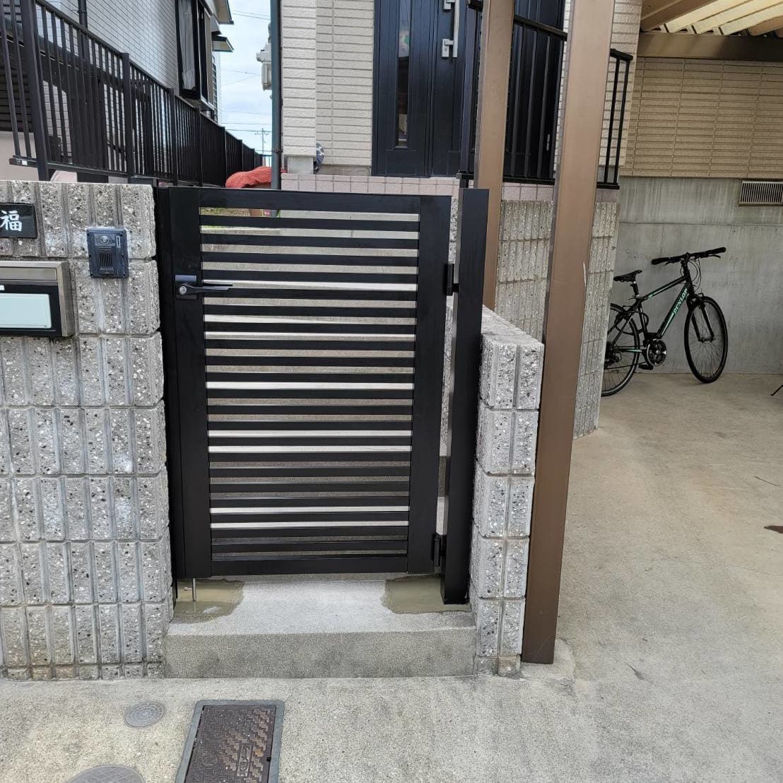門扉新設・取替え 名古屋市天白区 | 名古屋市天白区でエクステリア工事ならイズ美