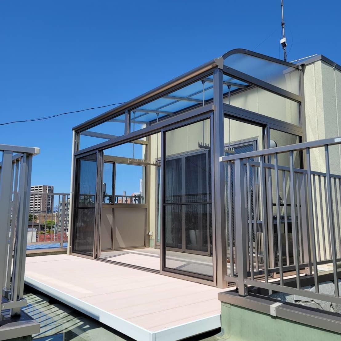 サンルーム新設・取替え 名古屋市天白区 | 名古屋市天白区でエクステリア工事ならイズ美