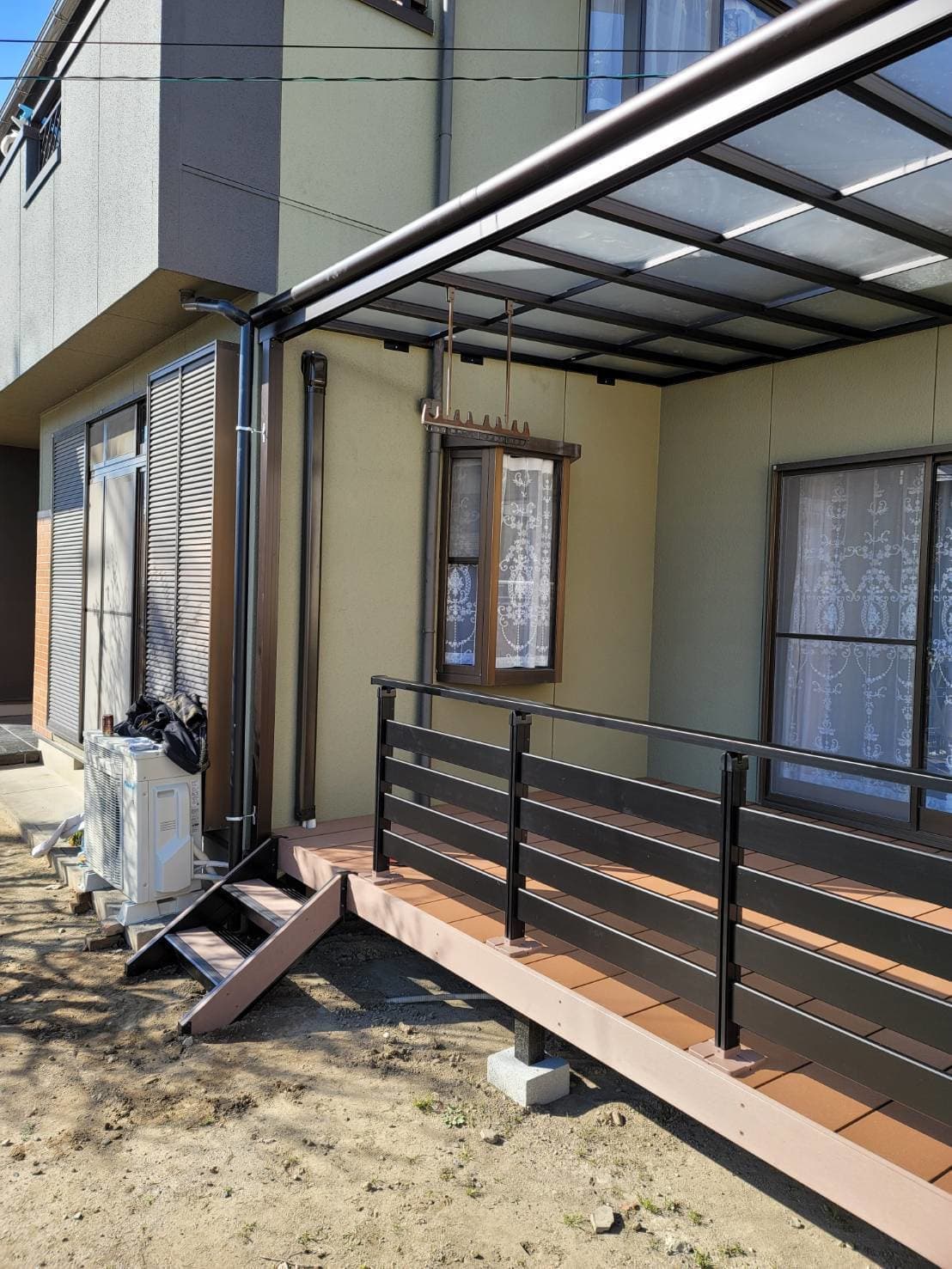 ウッドデッキ設置 | 名古屋市天白区のエクステリア工事ならイズ美