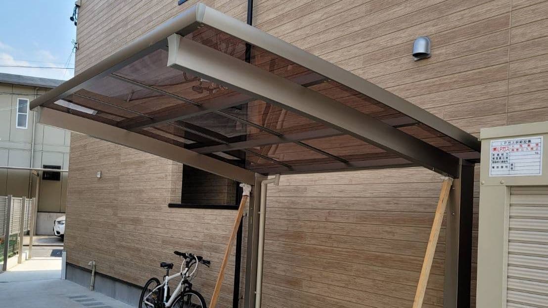 サイクルポート新設 名古屋市天白区 | 名古屋市天白区でエクステリア工事ならイズ美