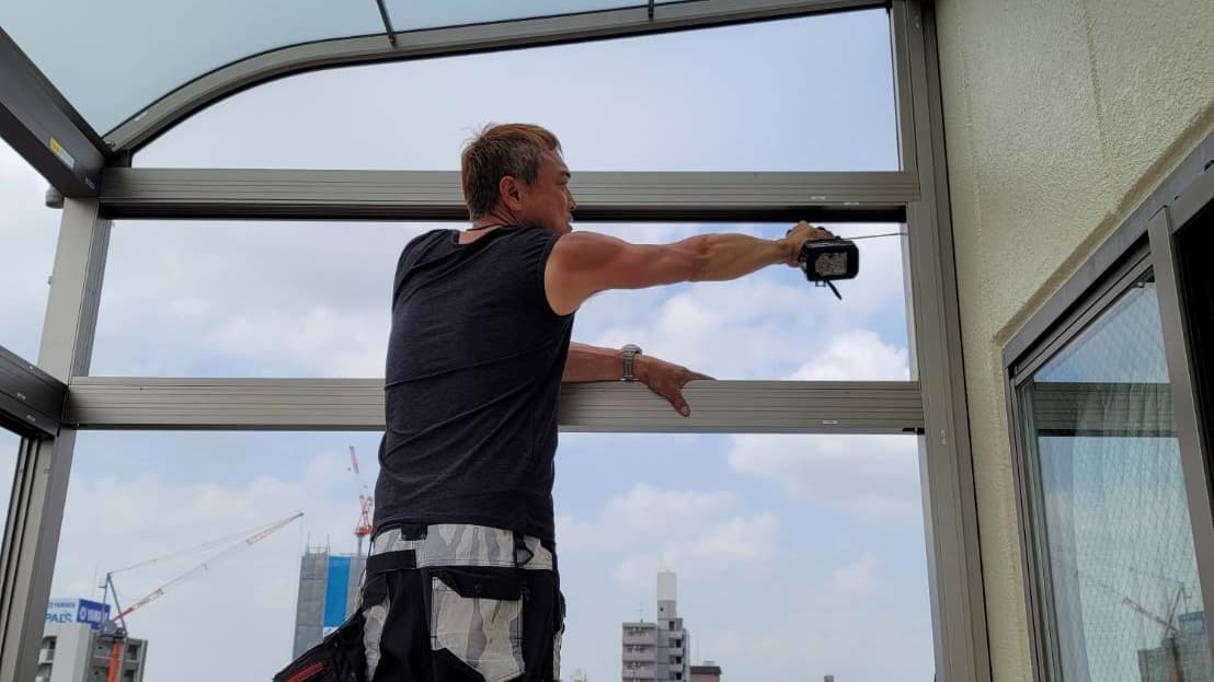 サンルーム修理 名古屋市天白区 | 名古屋市天白区でエクステリア工事ならイズ美