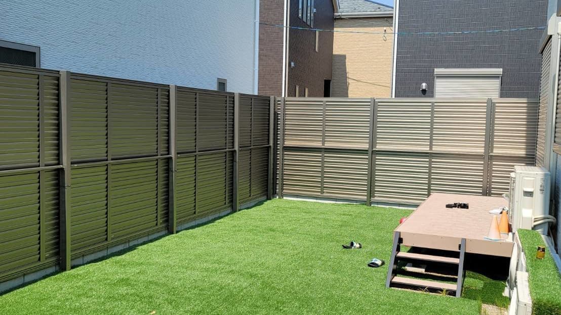 人工芝張り 名古屋市天白区 | 名古屋市天白区でエクステリア工事ならイズ美