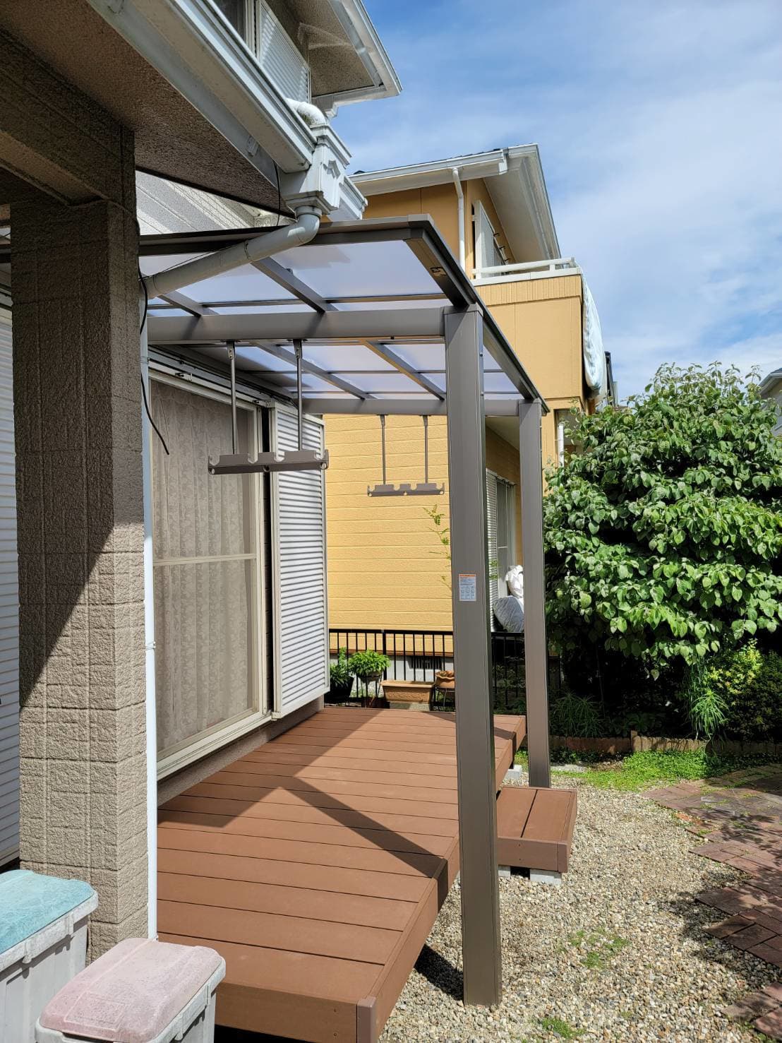 テラス新設工事 | 名古屋市天白区のエクステリア工事ならイズ美