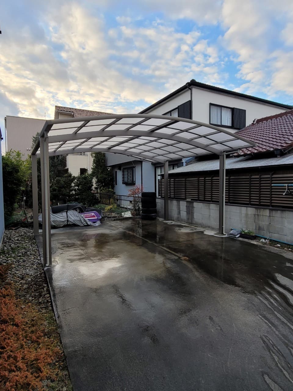 カーポート設置 | 名古屋市天白区のエクステリア工事ならイズ美