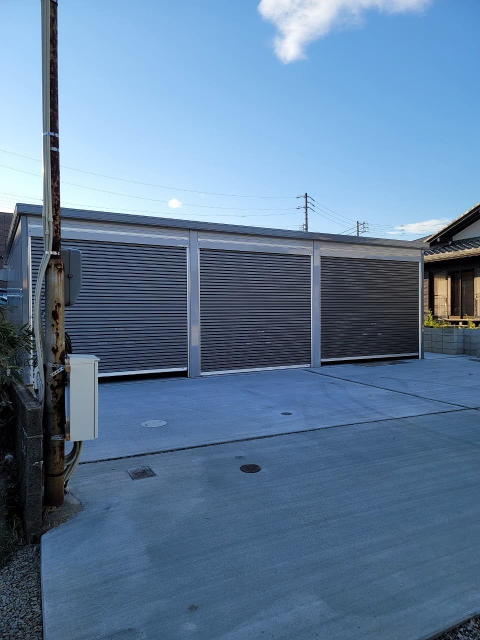 ガレージ設置 | 名古屋市天白区のエクステリア工事ならイズ美