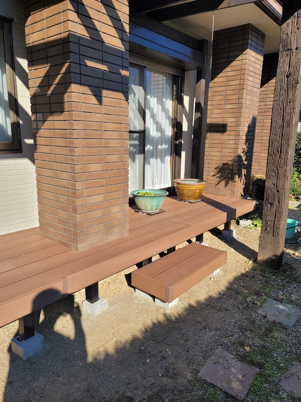 ウッドデッキ設置 | 名古屋市天白区のエクステリア工事ならイズ美