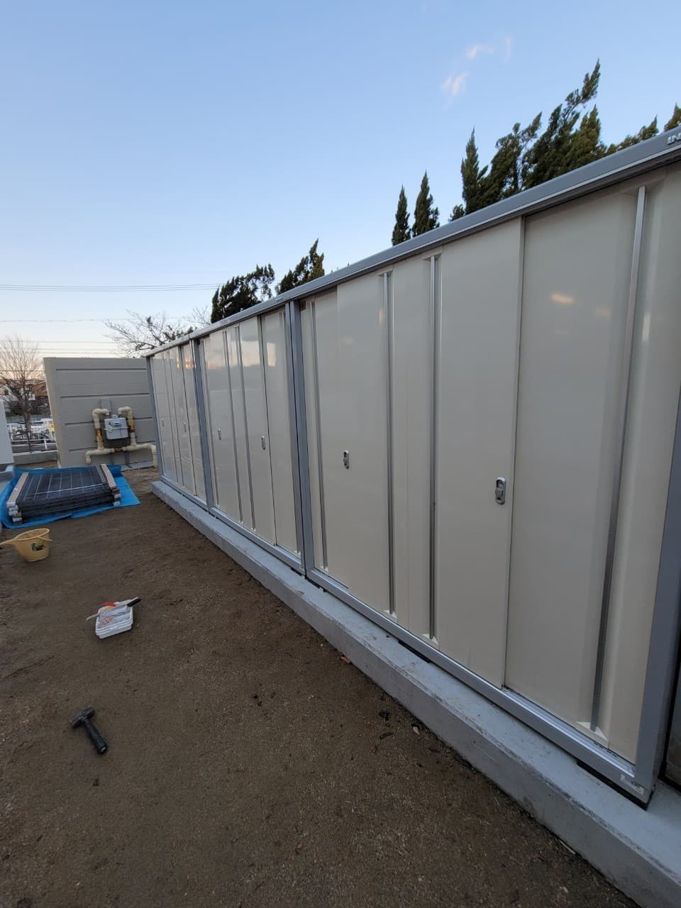 物置設置 | 名古屋市天白区のエクステリア工事ならイズ美